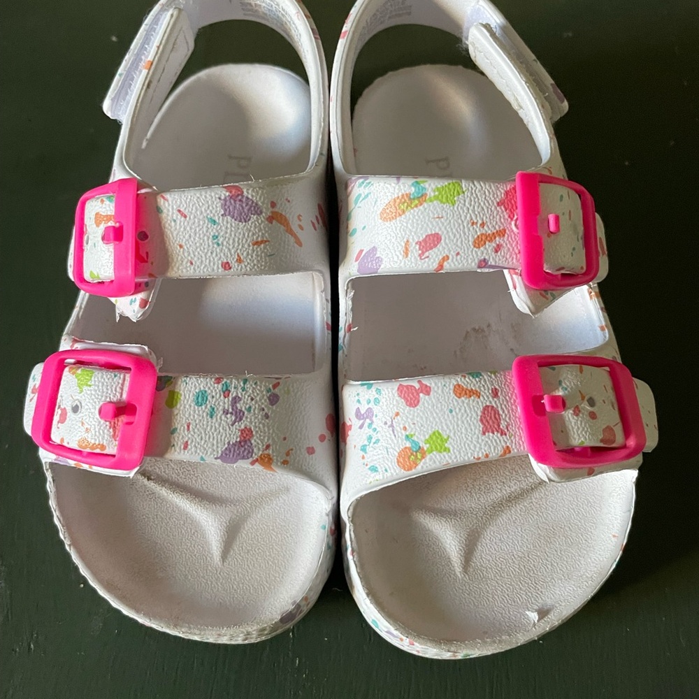 The Children's Place Girl's Toddler Everyday Slide Sandals with Backstrap (7)